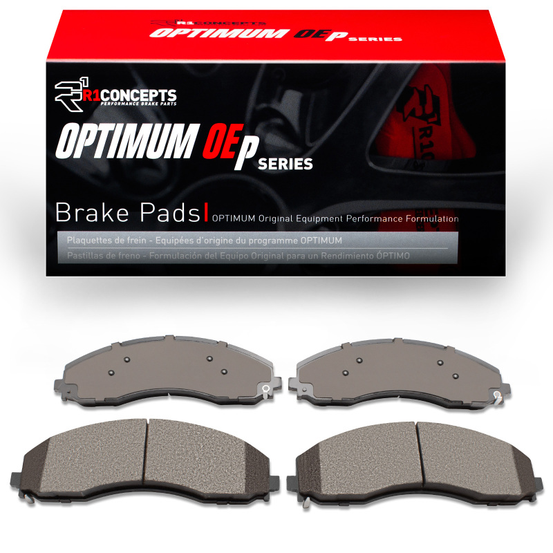 Ford F-450 Super Duty Brake Pads - Front + Rear - R1 Concepts - Optimum OE - `17-`24